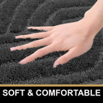 Scotland Maze Cut Bath Mat (38x58 cm, Silver)