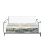 Sofa Cover for 3 Seater Tiger Print Plush Polyester ( 70x180 cm , Multi )