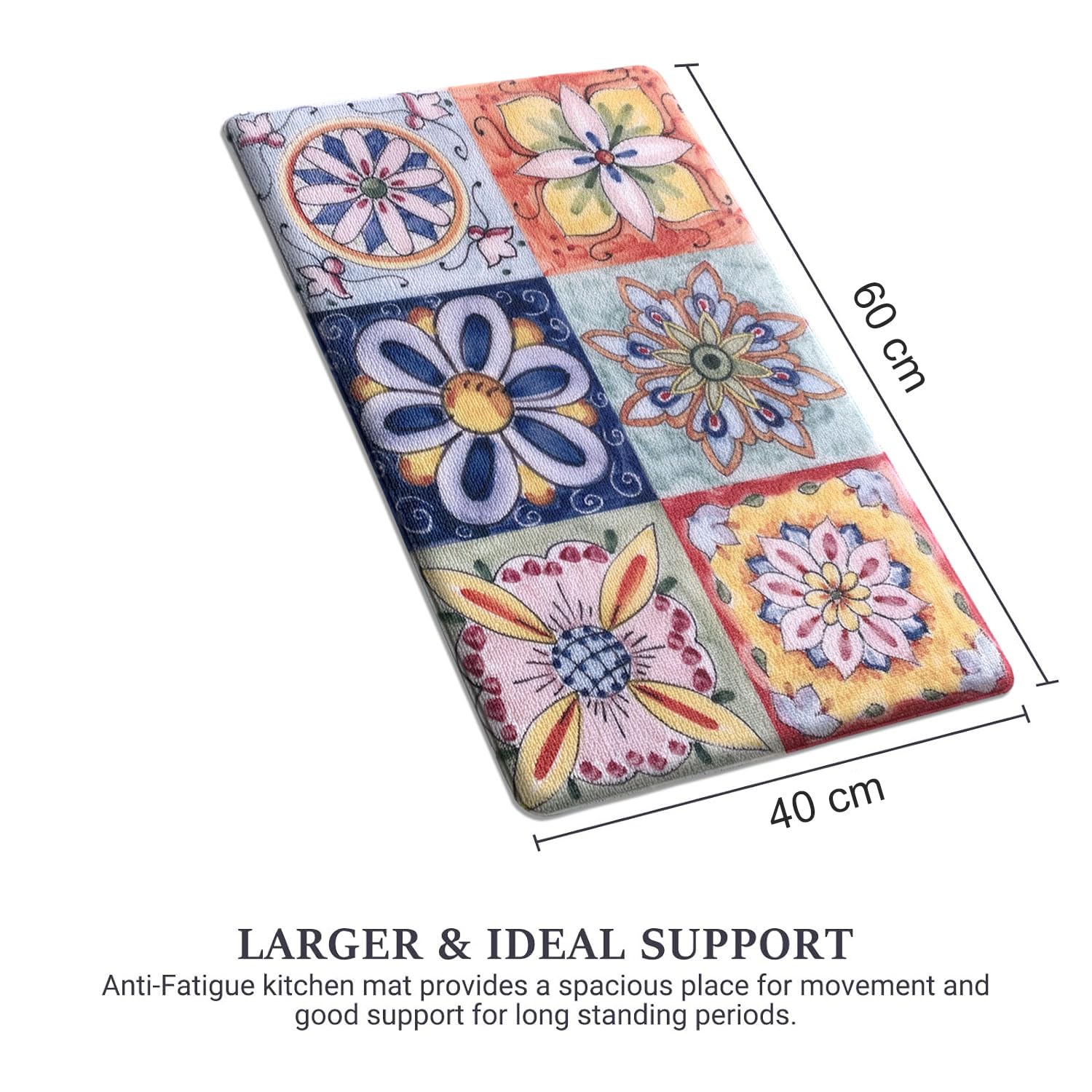 Cuba PVC Door Mats Anti Fatigue - mosaic (40x60 cm)