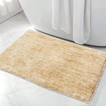 Bath Mat For Bathroom 1600 GSM Microfiber (38X58 cm, Gold)