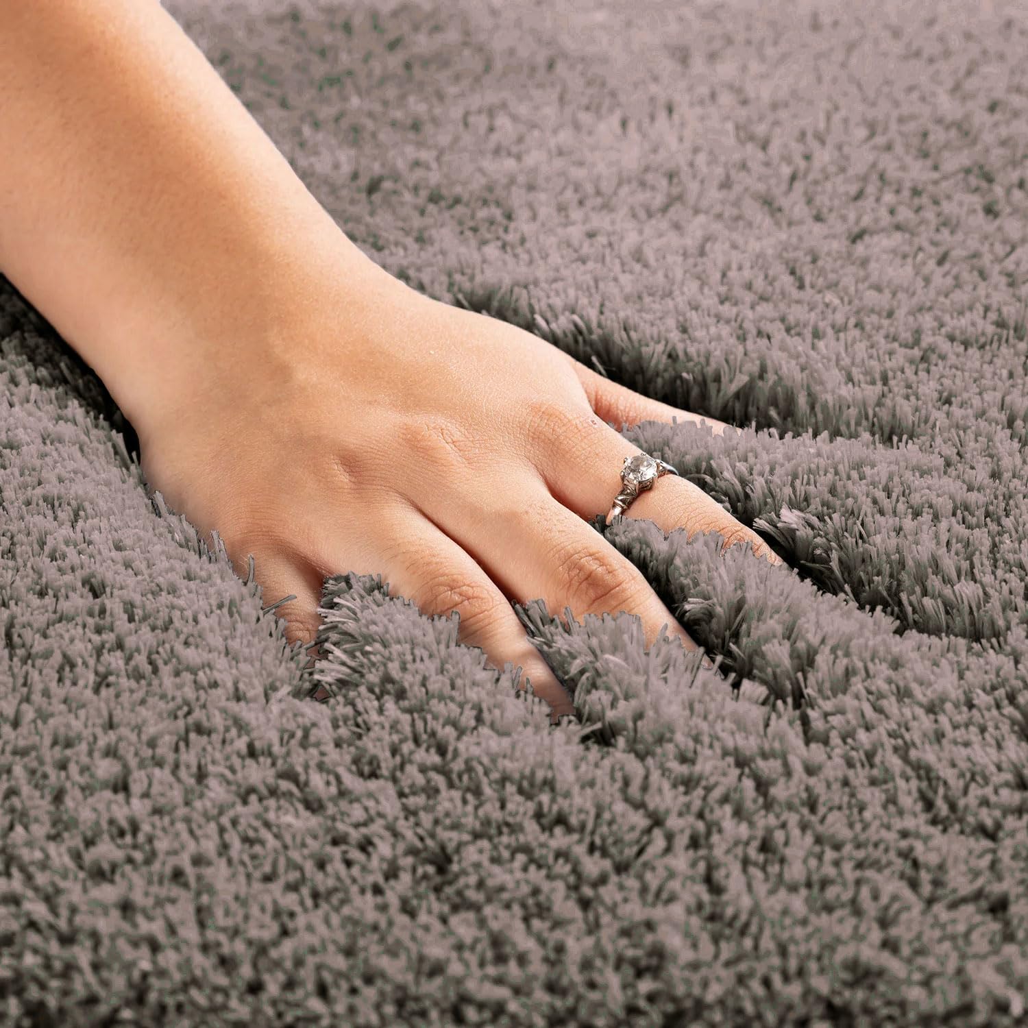 Polyester Contour Bath Mat Set (Cocoa, 45x 75 cm & 40x45)