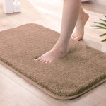 Vegas Microfiber Bath Mat (40x60 cm, Rust) Pack of 1