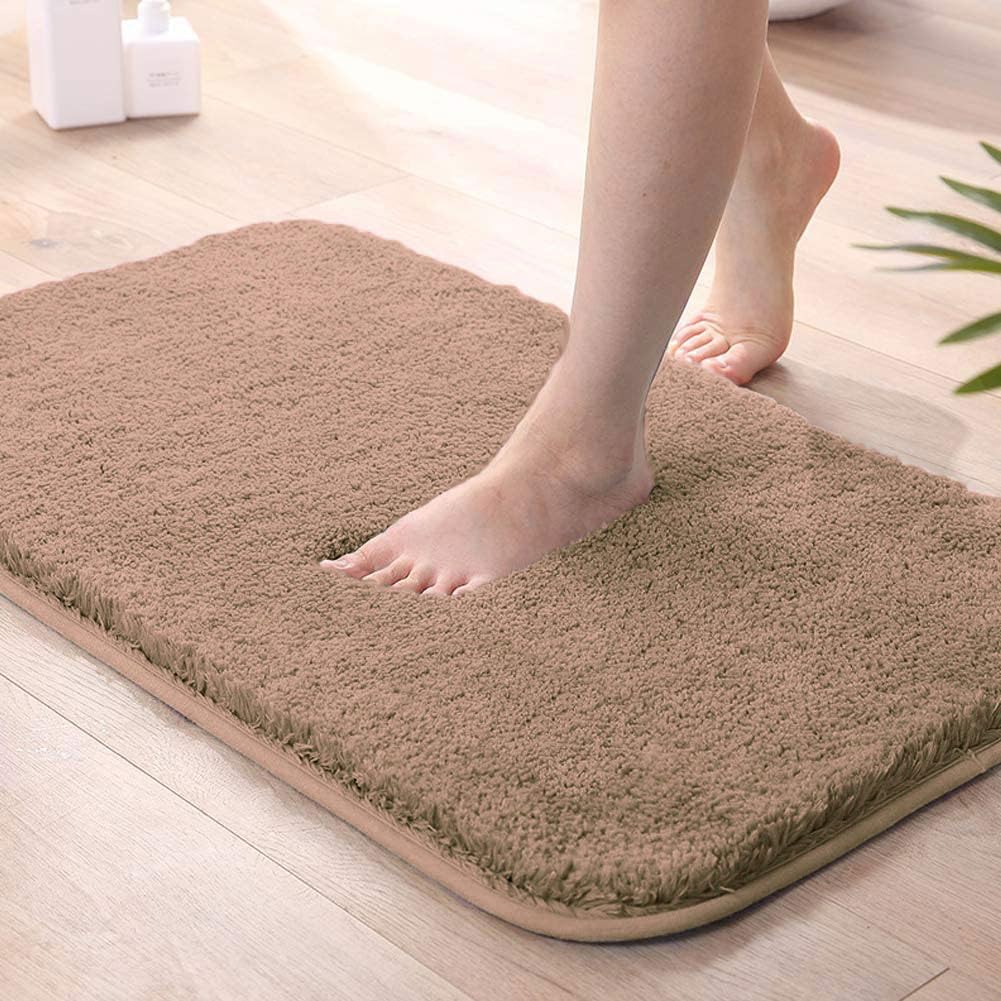 Vegas Microfiber Bath Mat (40x60 cm, Rust) Pack of 1