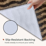 Berlin Bath Mat Super Sof Mat Pack of 2(38x58 cm ,Coffee)