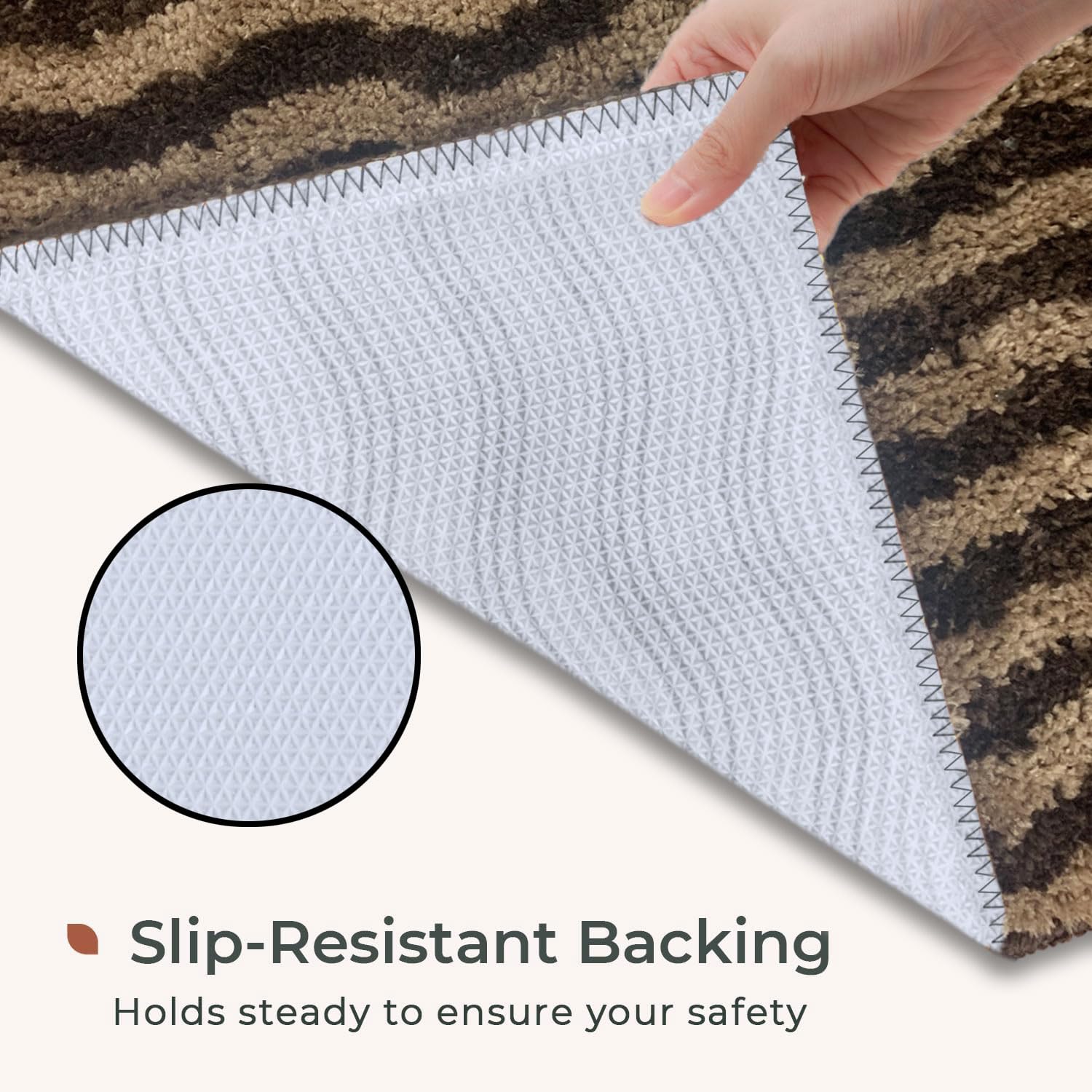 Berlin Bath Mat Super Sof Mat Pack of 2(38x58 cm ,Coffee)