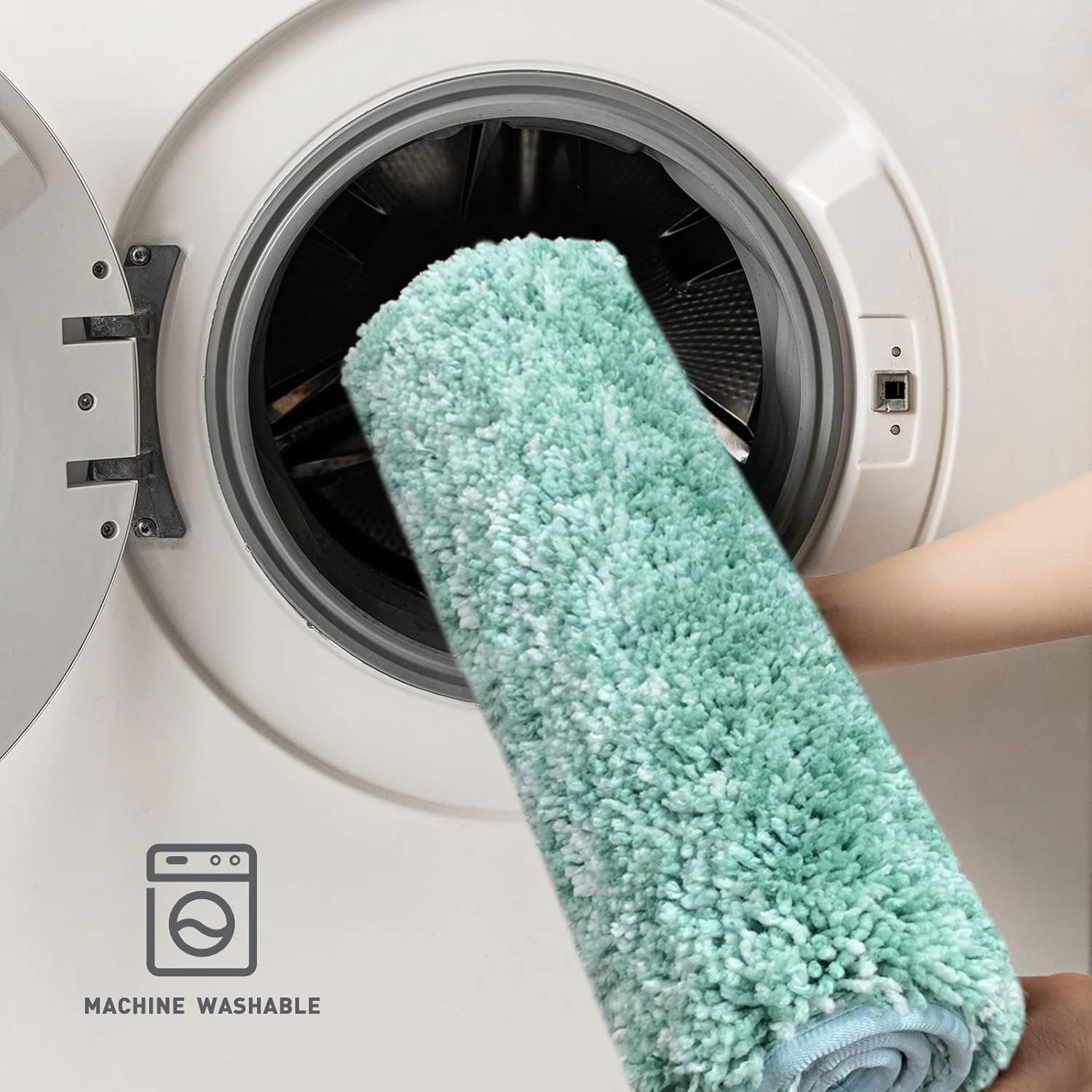 Hawaii Bath Mat Anti Skid (Aqua, 45cm x 75cm)