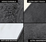 Newman Carpet For Bedroom (4X6 Feet, Grey)