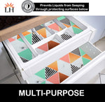 Placemat with Runner/Utensil Mat for Home Set of 4 Piece (Triangle_30x45Cm + 1x4 Feet)