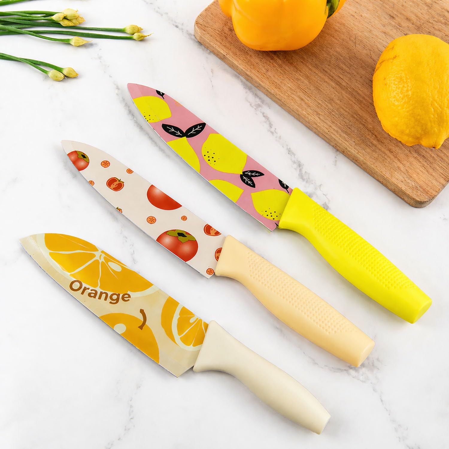Knife Set of 3 ( Multicolor , 25.5x3.2 cm )