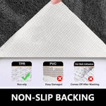 Scotland Diamond Bathmat Mat Pack Of 2 (38x58 cm, Silver)