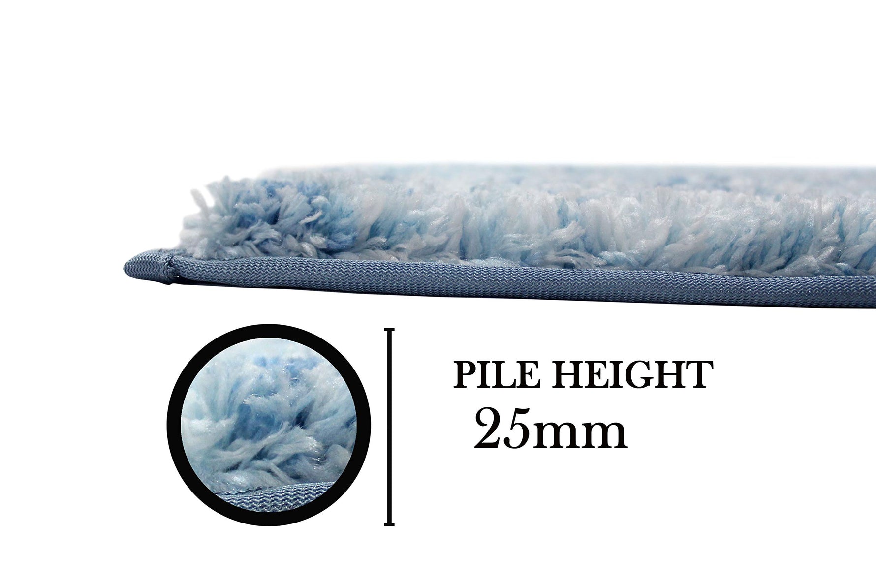Hawaii Bath Mat Super Soft (Sky Blue, 40cm x 60cm)