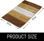 Luxury Bath Mat for Bathroom Pack of 2 (40X60 Cm Tabacco)