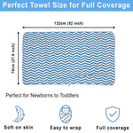 Microfibre Bath Towel for Kids Boys Girls ( 70x132cm , Blue )