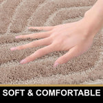 Scotland Maze Cut Bathmat Mat Pack Of 2 (38x58 cm , Beige)