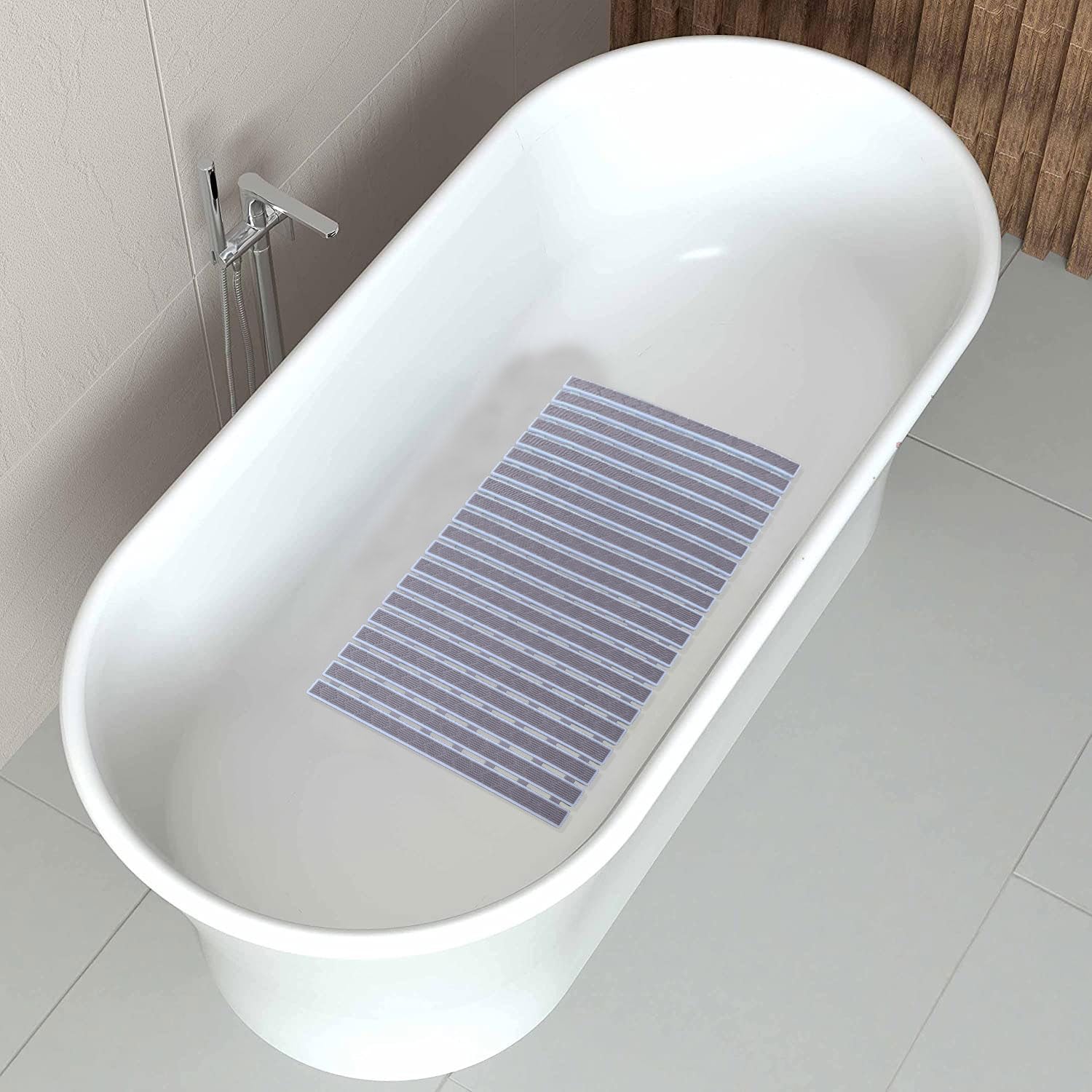 Shower Mats for Bathroom Anti Slip (Grey, 40x70 cm)