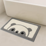 Canada Bath Mat Panda (40x60 cm, Grey)