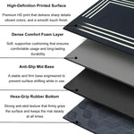 Rubber Doormat Anti Slip (Stripe Design ,35x58 cm)