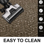 Coir Rubber Door Mat (Yellow, 45 x 75cm)