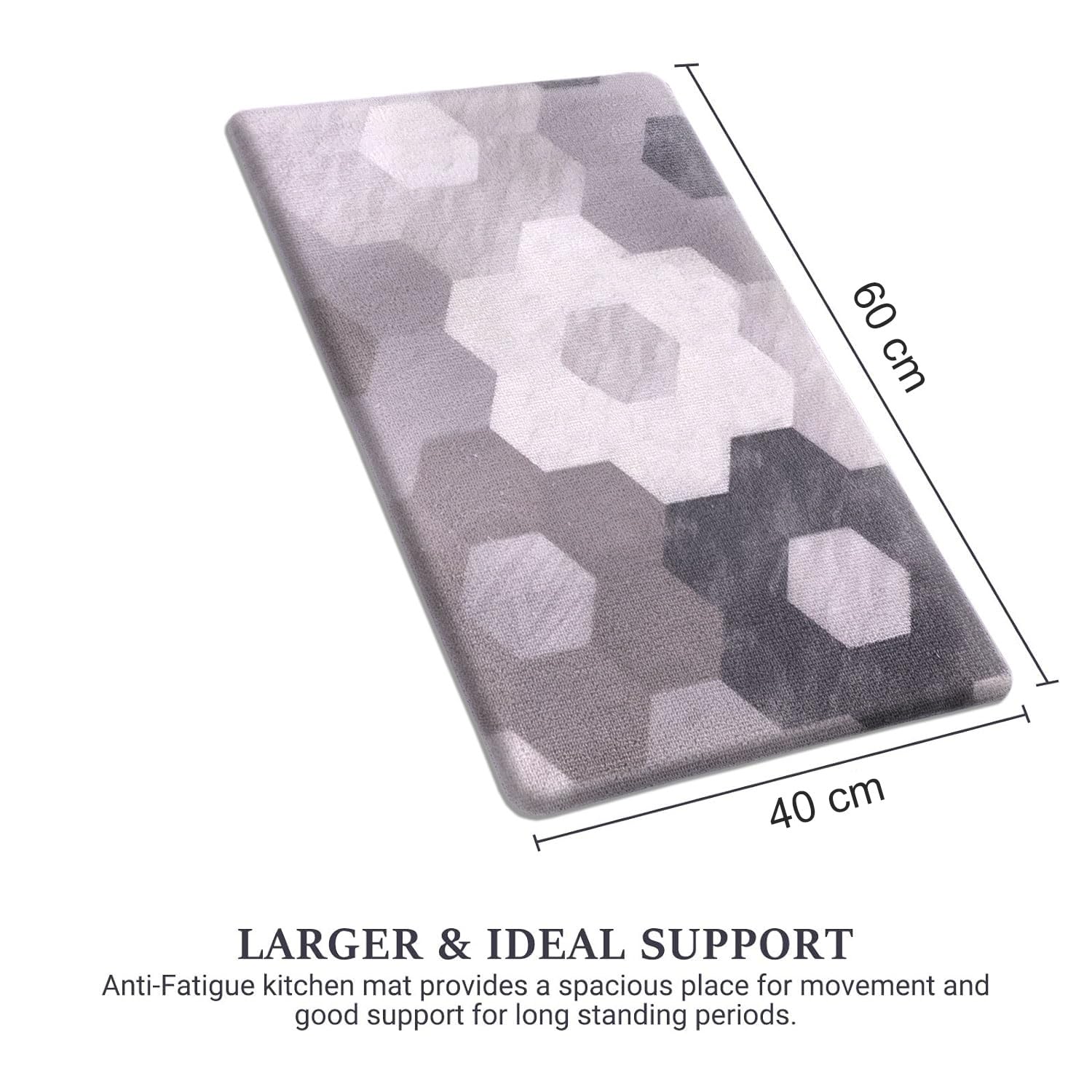 Cuba PVC Door Mats Anti Fatigue - Geometric (40x60 cm)