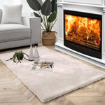 Rabbit Fur Super Soft Carpet (Skin, 4x6 Feet)