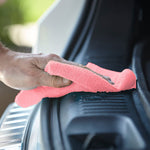 Cleaning Cloths, All-Purpose for House Pack of 5 (12in x 12in, Pink)