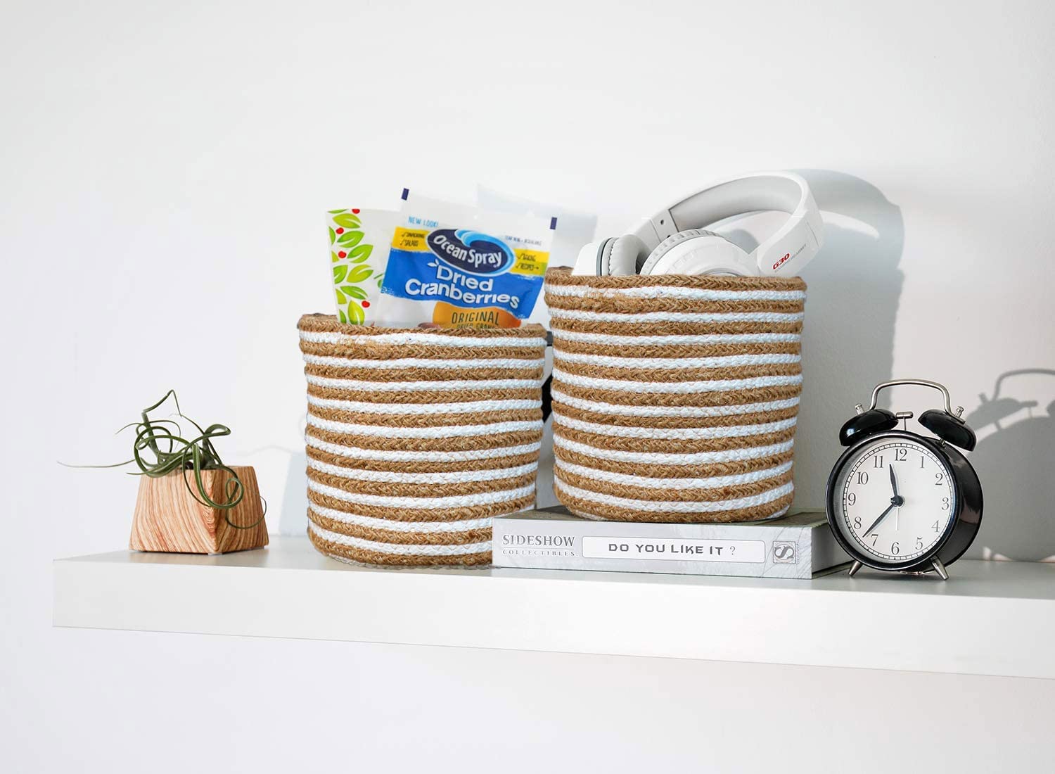 Jute Planter Pots Basket (Netural Color, 6"x6")