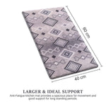 Cuba PVC Door Mats Anti Fatigue - Weave (40x60 cm)