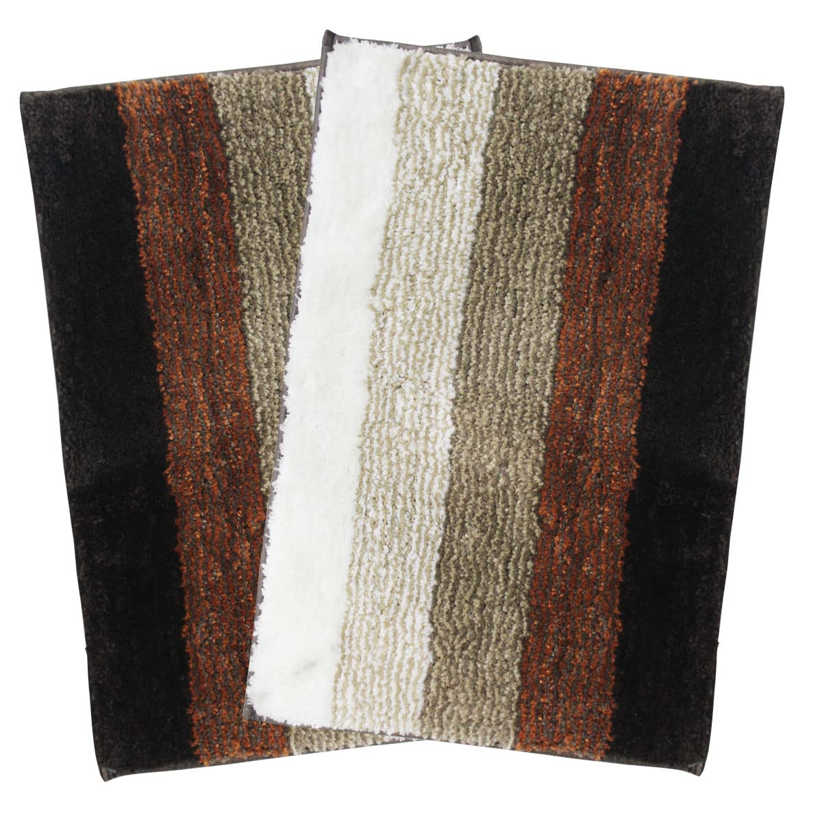 Bathmat 1600 GSM Microfiber (38x58cm, Teracotta, Pack of 2)