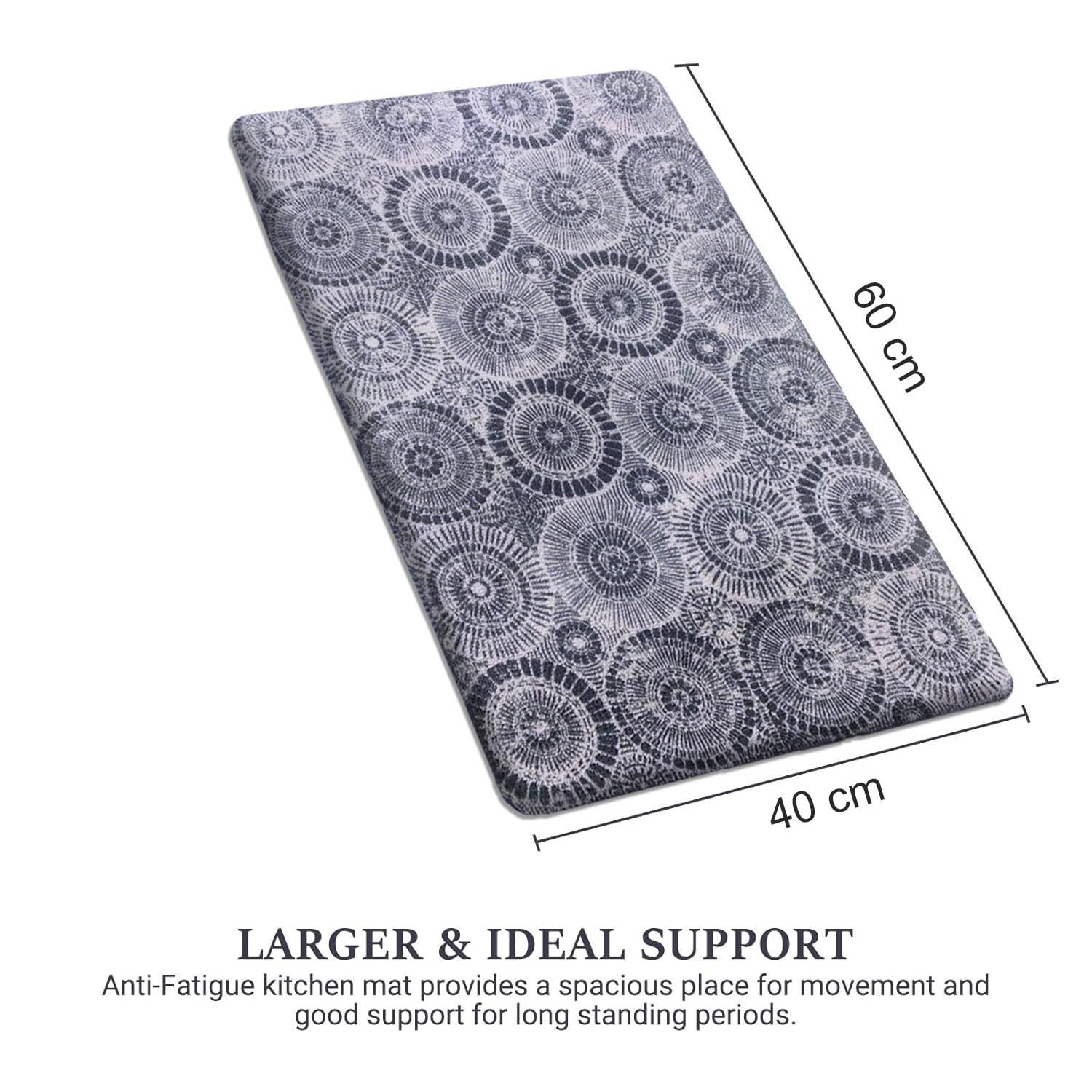 Cuba PVC Door Mats Anti Fatigue - Circle (40x60 cm)