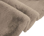 Rabbit Fur Soild RunnerSuper Soft (Taupe, 2x5 Feet)