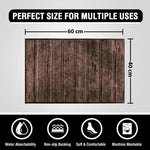 Toronto Bathmat Super Soft Microfiber (40x60 cm, Choco)