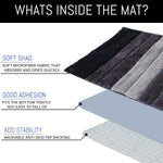 Luxury Bath Mat for Bathroom (40X60 Cm ,Anthra)