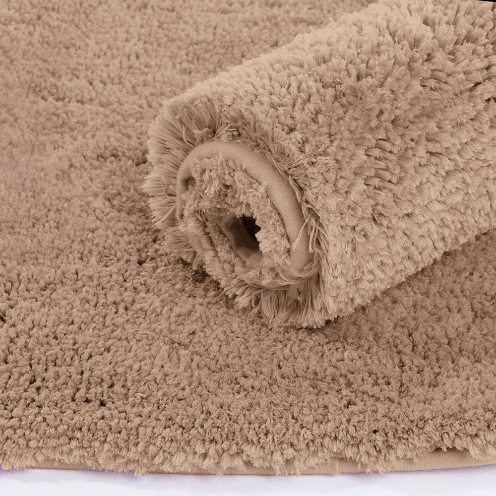 Vegas Microfiber Bath Mat (40x60 cm, Rust) Pack of 2