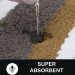 Premium Bathmat Microfiber 2500 GSM (40x60cm, Gold)