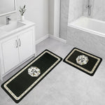 Kitchen Mat Combo Birds Design (116x36 & 58x36 cm White)