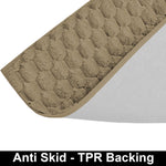 Turtle Rabbit Fur Carpet (3x5 Feet, Beige)