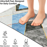 Rubber Doormat Anti Slip (Geometric Design ,35x58 cm)