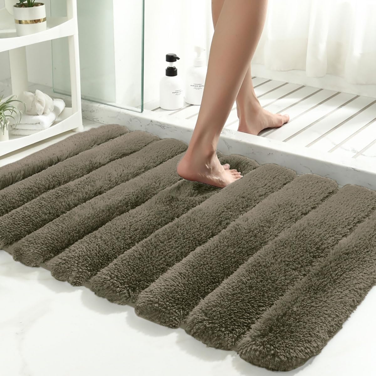 Toronto Bathmat Super Soft Microfiber (40x60 cm, Olive)