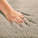 Vegas Microfiber Runner for Bedroom (2X5 Ft, Beige)
