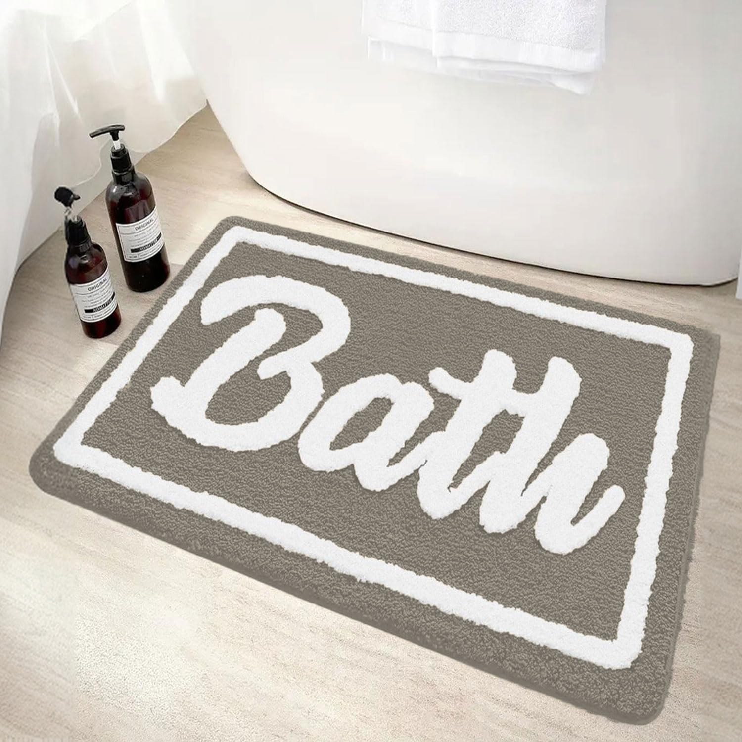 Canada Super Soft Bath Mat (40x60 cm, Taupe)