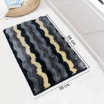 Birmingham Bathmat For Bathroom - (38x58 cm ,Shadow)