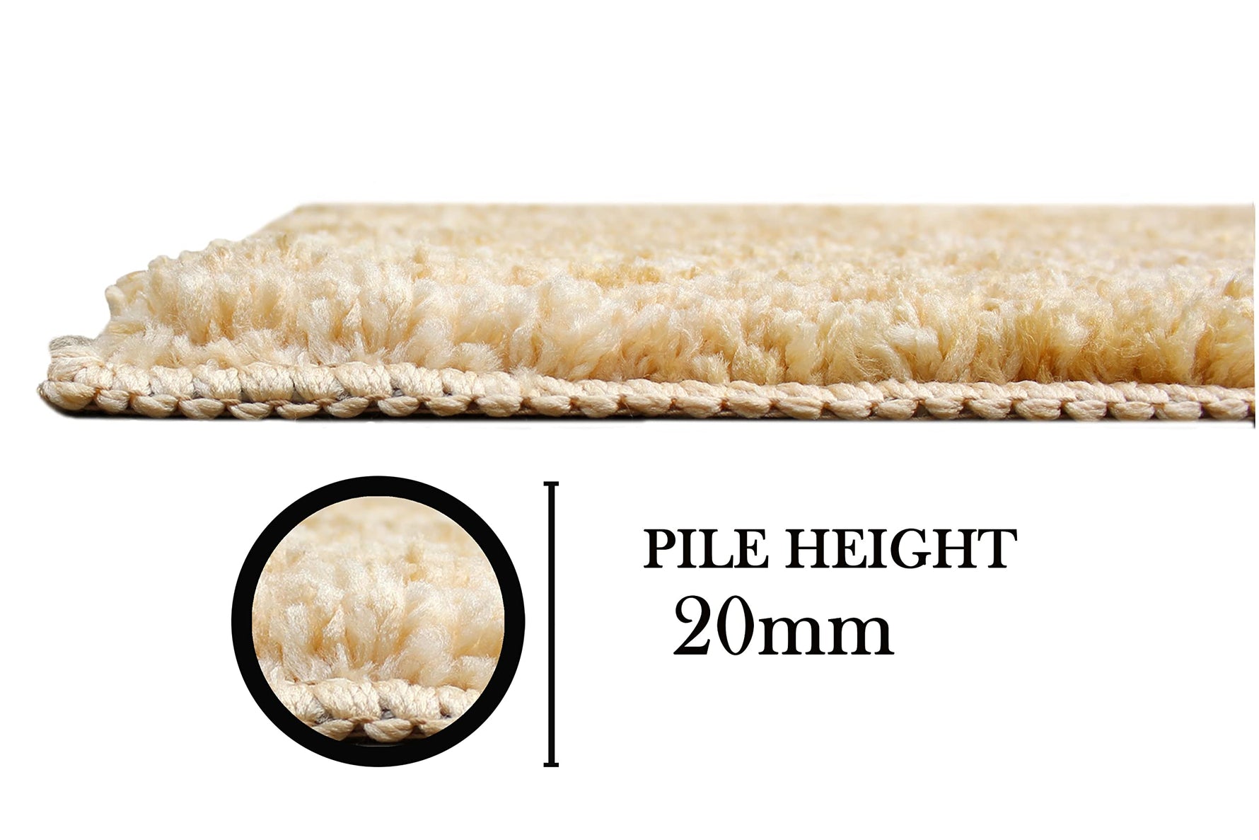 Bath Mat For Bathroom 1600 GSM Microfiber (38X58 cm, Gold)