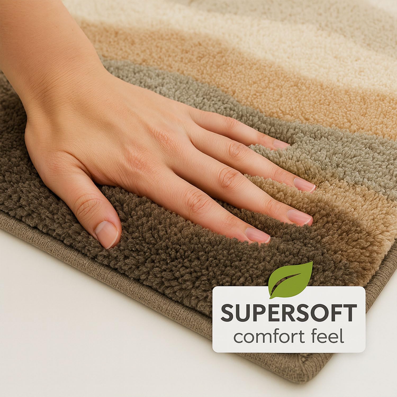 Canada Bath Mat Waves (40x60 cm, Coffee)