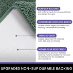 Newman Microfiber Bathmat 2500 GSM (Green , 60Cm x 90Cm)