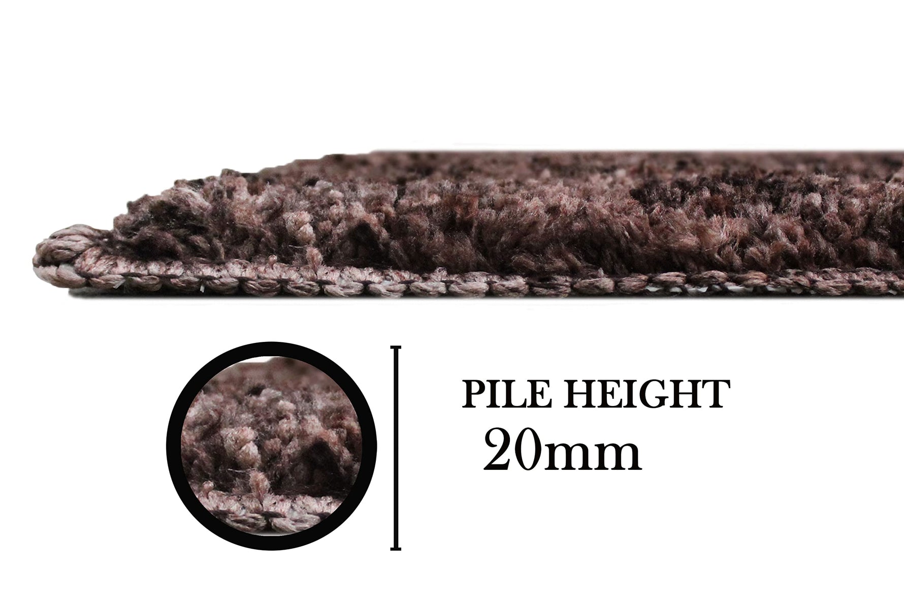 Bath Mat For Bathroom 1600 GSM Microfiber (38X58 cm, Chocolate)