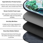 Rubber Doormat Anti Slip (Good Vibes Design ,35x58 cm)