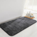 Newman Microfiber Bathmat 2500 GSM (45X75 Cm-Grey)