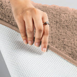 Vegas Microfiber Bath Mat (40x60 cm, Rust) Pack of 2