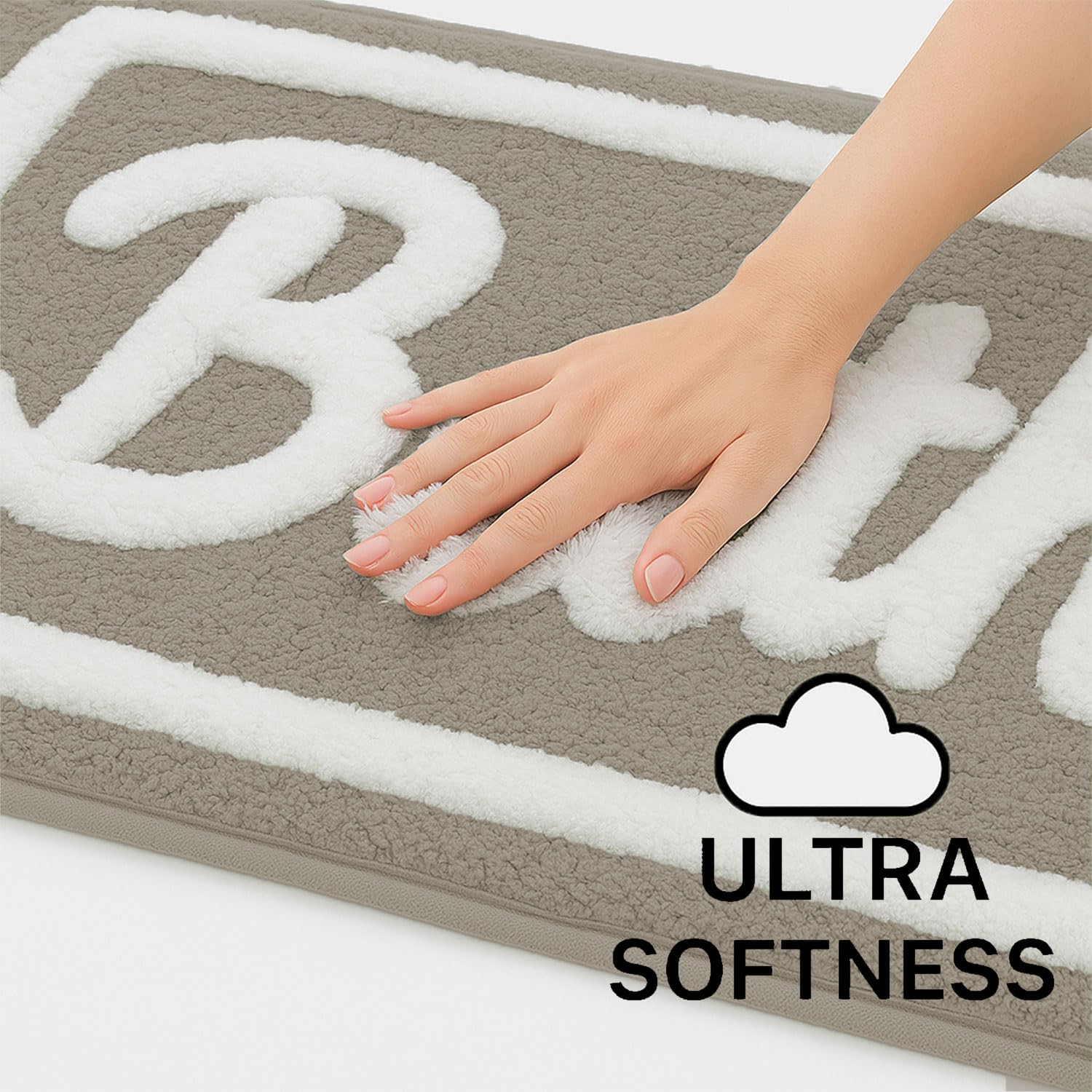 Canada Super Soft Bath Mat (40x60 cm, Taupe)
