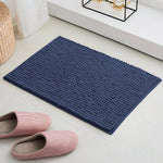 Shaggy Chenille Bath Mat Extra Soft (40x60 cm Navy)